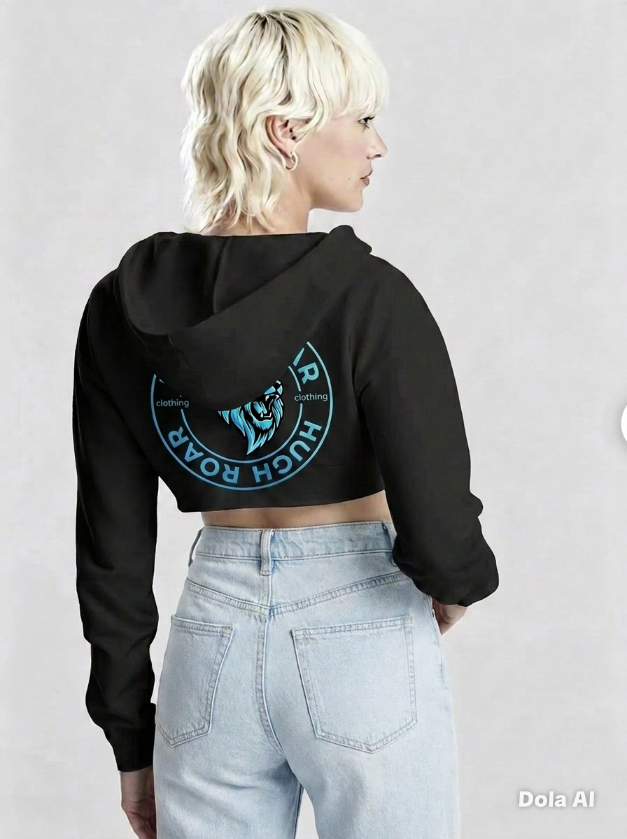 Ladies Cropped Hoodie