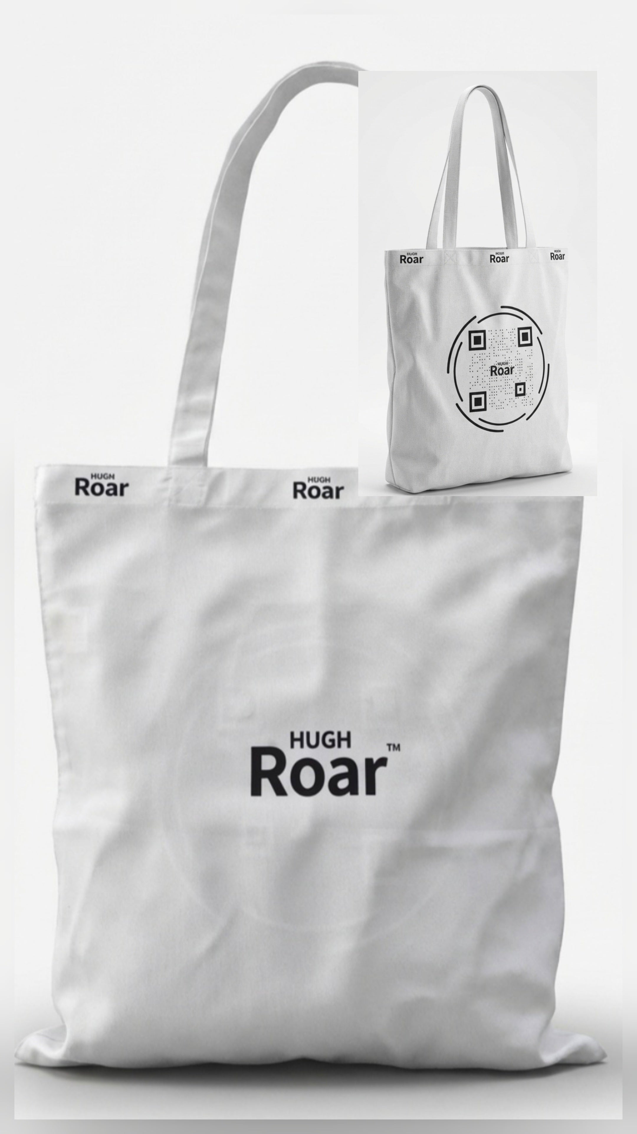 Hugh Roar tote bag.